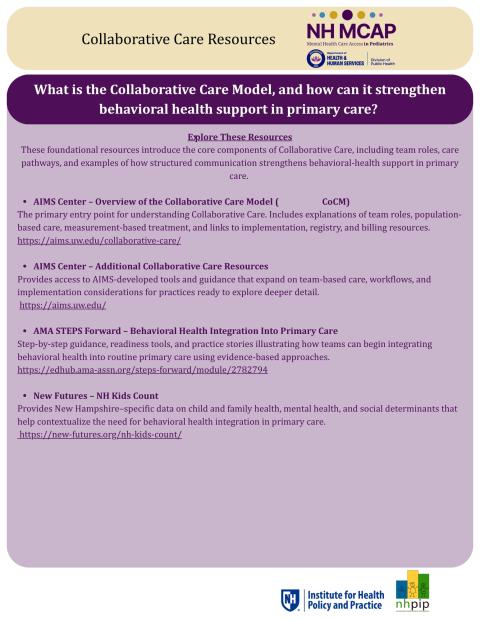 Collaborative Care Resources